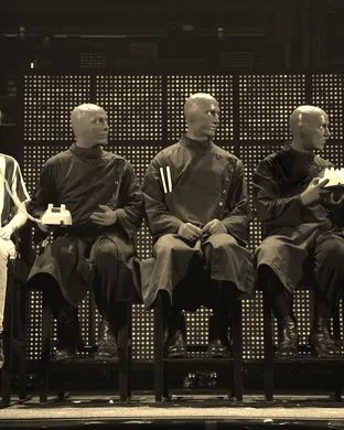 Blue Man Group theatre performance