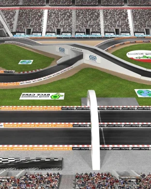 Extreme Horse Skijoring and Winter Dog Races